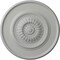 Ekena Millwork Large Floral Ceiling Medallion, Hand-Painted Frost, 41 1/8"OD x 2 1/2"P CM41FLFRF - alternate 1
